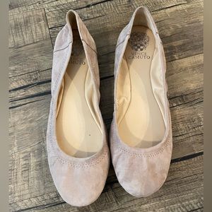 Vince Camuto Suede Tan Flats